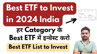 Best ETF to Invest in 2024 India  Best ETF For Long Term Investing  Best Index Based ETF in India [upl. by Sarazen]