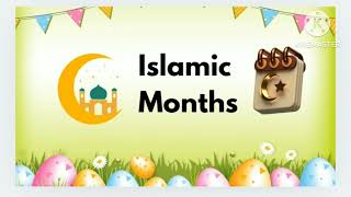 month in Islam poem for kids learning [upl. by Adon]