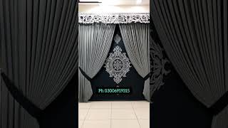 🌹💒Beautiful 👌Design🎪 Of 🌟Blind💫 And👍 Curtains 💯Fitting👈 And🔔 Setting 🌃By Nadeem kamran 💝🤲🏻💐 [upl. by Mancino]