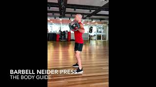 TBG BARBELL NEIDER PRESS [upl. by Aral723]