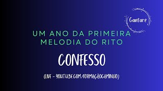 CONFESSO A DEUS A primeira melodia no Brasil completa um ano [upl. by Jolynn]