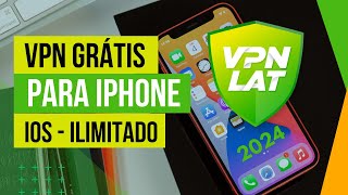 Como usar VPN no seu IPhone  Grátis 2024 [upl. by Ervine]