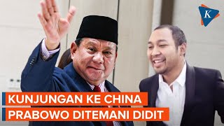 Prabowo Ditemani Putranya Didit Saat Berkunjung ke China [upl. by Salsbury]