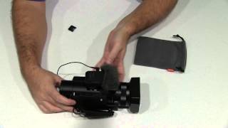 Sony AX100 External Mic Attachment Tutorial [upl. by Rednasela641]