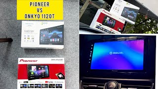 ONKYO 1120 VS PIONEER DMHAP6650BT  9 INCHES STEREO  Android Auto amp CARPLAY LICENSED  प्राइस 🤩 [upl. by Uriia739]