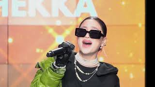 Singer Arci Muñoz performed at UPLIVE X HEKKA New York Fashion Week Show [upl. by Kay]