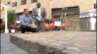 Backyard Kitchen and Patio on the Today Show  Cambridge Pavers with Armortec [upl. by Kenric]