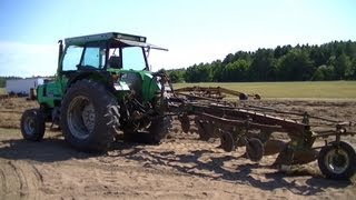 John Deere Plow Repair and Deutz Allis 7085 Plowing [upl. by Carolann856]