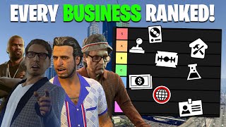 Ranking EVERY Business in GTA Online [upl. by Finella]