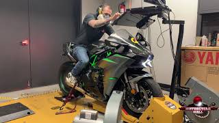 2019 Kawasaki Ninja H2 Carbon  Vandemon Dyno Test [upl. by Zerline764]