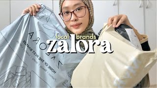 zalora haul ft local brands lubna zalia milliot co [upl. by Pauletta675]