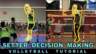 HOW TO MAKE GOOD SETTING DECISIONS  Volleyball Tutorial [upl. by Acirre]