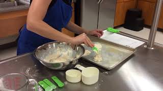 Steps 7 and 8 Drop Dough on Baking Sheet Bake 15 minutes [upl. by Olney]