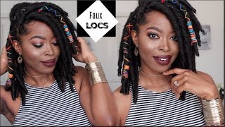 Easiest Ways to Install Individual Crochet Faux Locs No Cornrows Freeparting Very Detailed [upl. by Norford182]