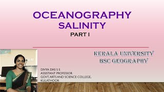 Ocean Salinity Part I [upl. by Salinas]