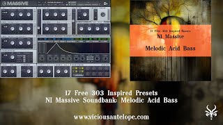 Free Massive Presets  Vicious Antelope  Melodic Acid Bass [upl. by Davina820]