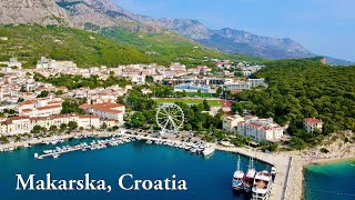 Makarska Croatia  beautiful drone view 4K [upl. by Fraase]