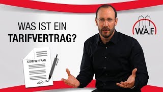 Tarifvertrag einfach erklärt Was ist ein Tarifvertrag  Betriebsrat Video [upl. by Dukie]