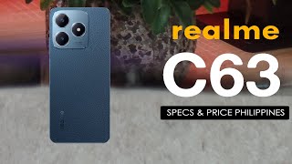 Realme C63 Specs Features and Price in the Philippines [upl. by Ylera983]