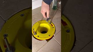 setting a toilet on a new flange extension kit like a real plumber [upl. by Tija752]