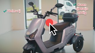 ⚡Scooter Zonder helm of Rijbewijs  Ontdek de For Motion Trice 😎 [upl. by Romeon]