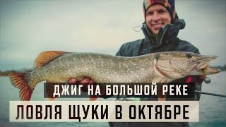 За щукой в октябре Джиг на большой реке [upl. by Ashton]