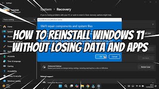 How to Reinstall Windows 11 Without Losing Data and Apps [upl. by Ahsemat]