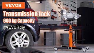 VEVOR Transmission Jack 600 kg Capacity for any automotive or light truck removal [upl. by Ahsirhcal64]