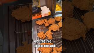 Kfc style fried chicken food chef viralshort cooking shorts youtubeshorts [upl. by Verena]