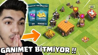 BEDAVA ÖDÜLLERLE SIFIRDAN BAŞLADIM  Ganimet Bitmiyor   Clash Of Clans [upl. by Ahseikan]