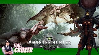 Caçadas no Monster Hunter World 01  PC Steam  Coop com CruxerOficial [upl. by Anahcar]