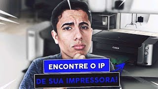 Como encontrar o IP da sua impressora  Atualizado [upl. by Yoong]