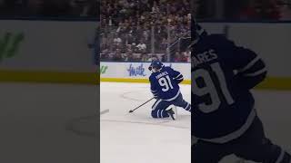 Tavares Assist From His Knees nhl [upl. by Anirbaz943]