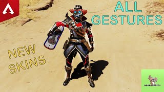 New Legendary Skin for Bloodhound Born of the Blood All Gestures Apex Legends  VOD  Sept24 [upl. by Matthus]