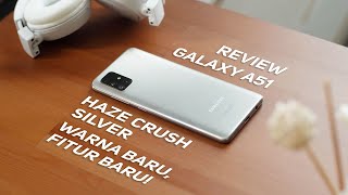 Samsung Galaxy A51 Haze Crush Silver Review [upl. by Rowley]