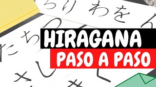 Hiragana Orden de trazos 🇯🇵 Escribir en Japonés [upl. by Odnomra]