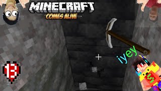 Mencari diamond dan nyasar MINECRAFT COMES ALIVE SERIES 13 [upl. by Stralka]