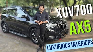 XUV700 AX5 WITH LUXURIOUS INTERIORS ALL SOFT TOUCH PANELS WITH DIAMOND AMBIENT LIGHT 📞9550010888 [upl. by Llennod315]