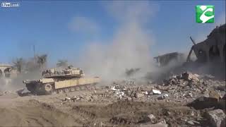 Iraqi M1A1 Abrams vs ISIS suicide car [upl. by Obie]