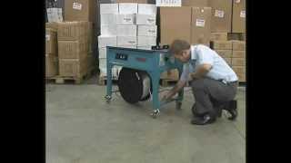 Semiautomatic strapping machines  Video Rajapack UK [upl. by Sidky]