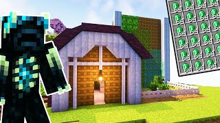 I Built an AUTOMATIC EMERALD Farm in Minecraft Create Mod [upl. by Agneta]