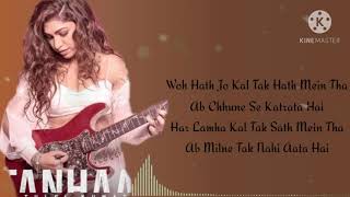 tanhai tulsi kumar Lyrics Song  MP3 Full Song Audio Song  Dj All [upl. by Teillo]