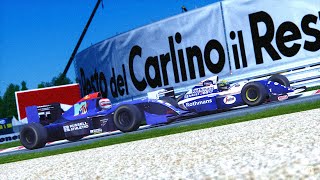 Ayrton Senna amp Roland Ratzenberger Tribute Lap at Imola  Assetto Corsa [upl. by Auqenahc]