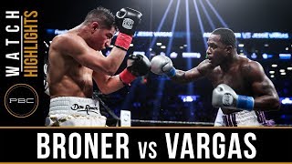 Broner vs Vargas HIGHLIGHTS April 21 2018  PBC on Showtime [upl. by Eedia]