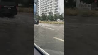 Roads flooded in Dubai during heaviest rainfall ever recorded [upl. by Alekim718]