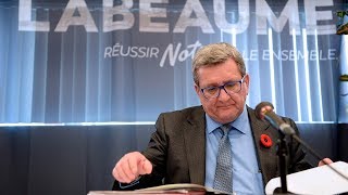 Labeaume lance un avertissement aux citoyens de Beauport et Charlesbourg [upl. by Domenic]