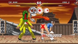 The Mask vs Mai Crossover Fight in Street Fighter [upl. by Drawets]