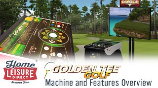 Golden Tee Golf Arcade Machine  Features and Overview [upl. by Donell]