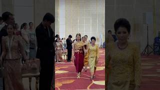 សិរីមង្គលKhmer traditional wedding cambodia foryou khmer wedding video traditional fyp fy [upl. by Cung265]