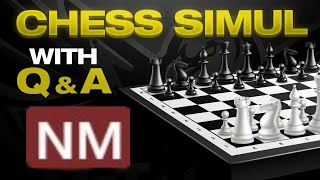 Chess Master 2200 ELO Simul with Q amp A Volume 97  lichessorg [upl. by Sigsmond]